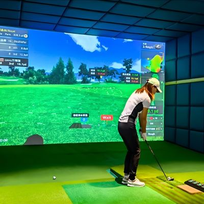 Buon prezzo Hot-Selling Indoor Golf Simulator Virtual Golf Game Per Parco di divertimenti di intrattenimento in linea