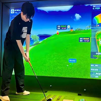 Buon prezzo Sport realistici Simulatore di golf Ar Simulatore di golf interattivo Proiezione di parete in linea