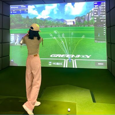 Buon prezzo Gioco interattivo Ar Proiettore HD Screen Ar Golf Simulator in linea