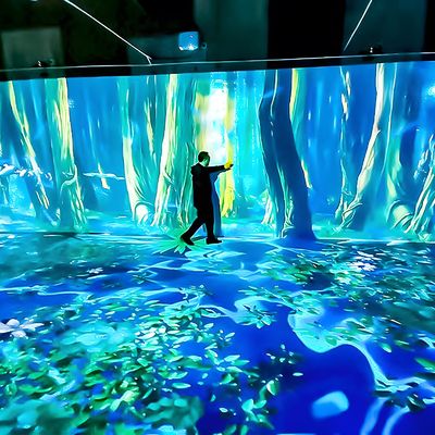 Buon prezzo Northern Lights Immersive Room Projector 3200 Lumens Proiezione interattiva sul pavimento in linea