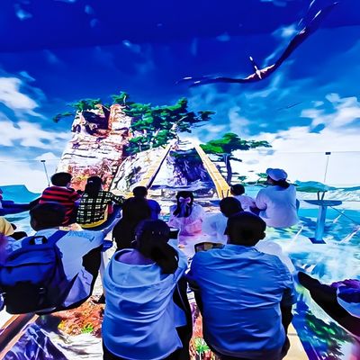 Buon prezzo Esperienza cinematografica 3d multi-grande schermo immersivo in vetro appeso in linea