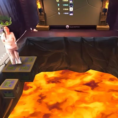 Buon prezzo Giochi sociali VR Arena Floor Is Lava Interactive Projector Gioco MR AR Attrezzature in linea