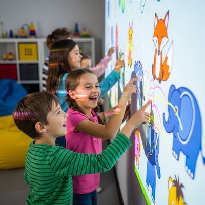 Buon prezzo Gioco di pittura interattivo a proiezione a parete per bambini – Crea e gioca! in linea
