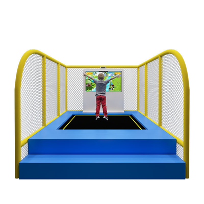 Buon prezzo Indoor 55 Inch All-in-one Kinect Screen Interactive Games Trampolino Parco Bambini Parco giochi Salto AR Trampolino per bambini in linea