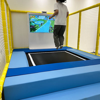 Buon prezzo Interactive Indoor Metal HD Screen Trampoline Park for Kids School-Accommodating Kinect Sensor Jumping Ar Shopping Malls in linea