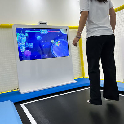 Buon prezzo 75 Inch Intelligent Interactive Game Trampoline Park All-In-One Indoor Playground for Children for Shopping Mall in linea