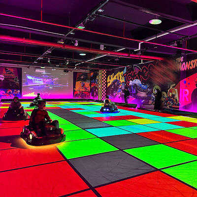 Buon prezzo Go-Kart Immersive Mixed Reality Mario Kart Popolare Proiettore Interattivo Battaglia Go-Kart Giochi per gite nel parco di divertimenti in linea