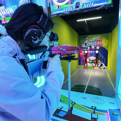 Buon prezzo Macchina arcade di tiro a monete commerciale all'interno con simulazione di tiro olimpica per più giocatori in linea