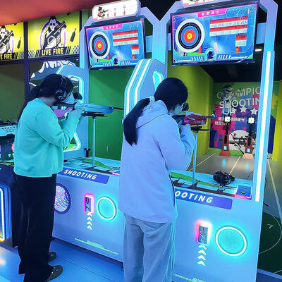 Qualità Macchina arcade di tiro laser senza proiettile, simulatore di bersagli a punta rossa con monete per centri giochi per bambini, centri di intrattenimento per famiglie fabbrica