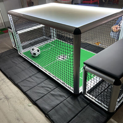 Buon prezzo Gioco di calcio a due giocatori con sedia in lega di titanio e dimensione 128cmx81cmx68cm in linea