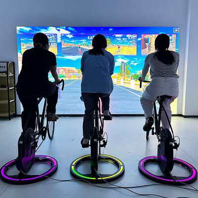 Qualità Gamified Cycling Interactive Projection Bike con luminosità di 3500 lumens, risoluzione di 1280*800 e 3 modalità di gioco per un esercizio immersivo fabbrica