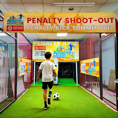 Buon prezzo Gioco di calcio interattivo con tracciamento di telecamera ad alta velocità e reazione del portiere in tempo reale per 1-4 giocatori in linea
