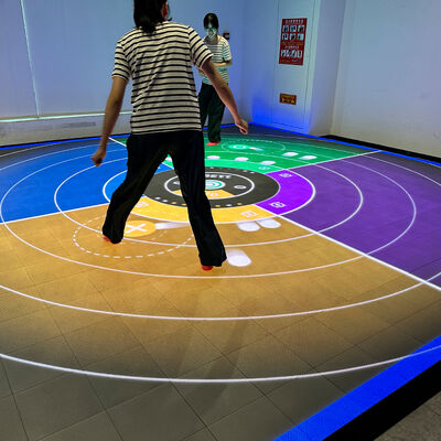 Qualità Gioco Interattivo a Pavimento LED Aurora Motion XR con Schermo a Pavimento LED 5x5m e Schermo Grande da 86 pollici con 6 dei 10 Giochi Popolari Fabbrica