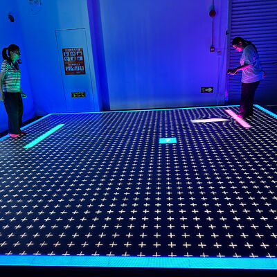Qualità Gioco Interattivo a Pavimento LED Aurora Motion 6x6m con Schermo da 36mq per Locali 7x7m Fabbrica