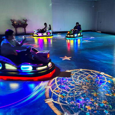 Qualità Sistema di Kart di proiezione interattiva commerciale con layout personalizzato 8 giochi integrati e batteria 36V Fabbrica