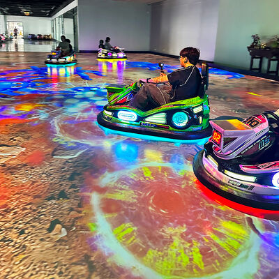 Qualità Sistema di Kart di proiezione a terra personalizzato con batteria 36V e 8 giochi integrati per intrattenimento interno Fabbrica